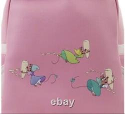 New! Loungefly Disney Cinderella Mice Dressmakers Mini Backpack and Wallet Set