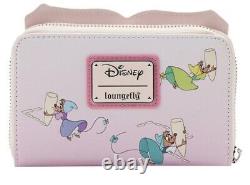 New! Loungefly Disney Cinderella Mice Dressmakers Mini Backpack and Wallet Set