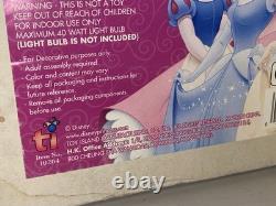 New Rare Vtg Disney Cinderella castle Enchanted Lamp night light Princess