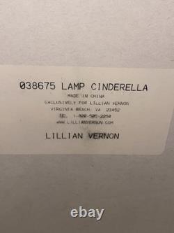 New Rare Vtg Disney Cinderella castle Enchanted Lamp night light Princess