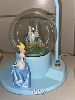 New Rare Vtg Disney Cinderella castle Enchanted Lamp night light Princess