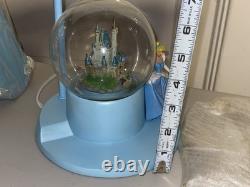 New Rare Vtg Disney Cinderella castle Enchanted Lamp night light Princess