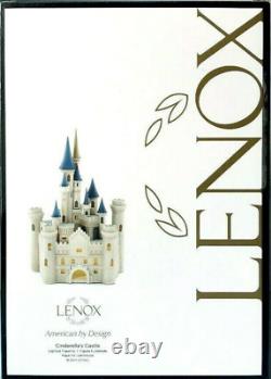 New Retired LENOX Disney World CINDERELLA CASTLE Lighted Up Figure/Figurine