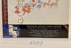 New Sealed Walt Disney's Masterpiece Cinderella Exclusive Deluxe Video Edition