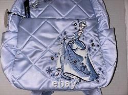 New Vera Bradley Disney CINDERELLA Paisley On Morning Glory Small Backpack Bag