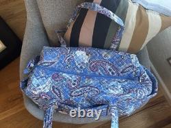 New! Vera Bradley Disney Cinderella Paisley Large Travel Duffel Bag, FREE SHIP