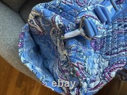 New! Vera Bradley Disney Cinderella Paisley Large Travel Duffel Bag, FREE SHIP