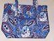 New Vera Bradley Small Vera Tote Bag Purse Disney Cinderella Paisley