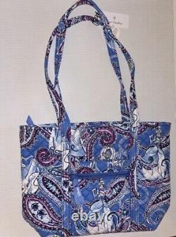 New Vera Bradley Small Vera Tote Bag Purse Disney Cinderella Paisley