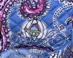 New Vera Bradley Small Vera Tote Bag Purse Disney Cinderella Paisley