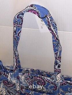 New Vera Bradley Small Vera Tote Bag Purse Disney Cinderella Paisley