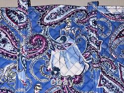 New Vera Bradley Small Vera Tote Bag Purse Disney Cinderella Paisley