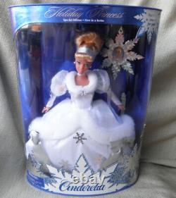 New Walt Disney Cinderella Barbie 1996 Vintage Holiday Princess Special Edition