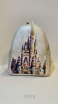 New Walt Disney World 50th Anniversary Castle Collection Loungefly Backpack