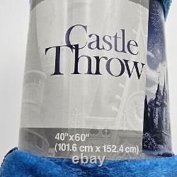 New Walt Disney World Cinderella Castle Throw Blanket, 40 x 60