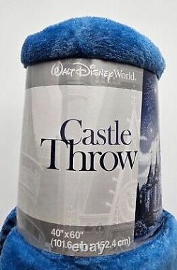 New Walt Disney World Cinderella Castle Throw Blanket, 40 x 60