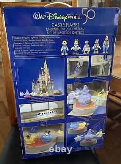 Nib Disney Parks Walt Disney World 50th Anniversary Cinderella Castle Playset