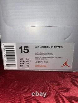 Nike Air Jordan 13 Retro Melo Class of 2002 Oak Hill 414571-035 Size 15