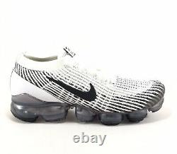Nike Air Vapormax Flyknit 3.0 Mens 9 Running Shoes Zebra White Black AJ6900-105