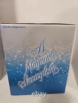 OPEN BOX Disney Store Cinderella Musical Snow Globe Magical Gown Music Box READ
