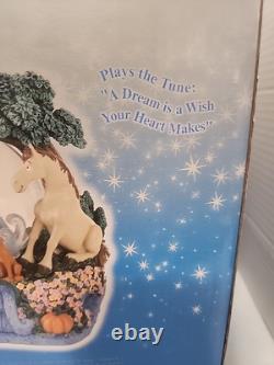 OPEN BOX Disney Store Cinderella Musical Snow Globe Magical Gown Music Box READ