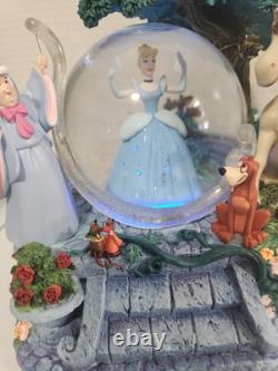 OPEN BOX Disney Store Cinderella Musical Snow Globe Magical Gown Music Box READ