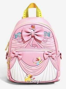 Official Loungefly Disney Cinderella Dress 70th Mini Backpack, New With Tags