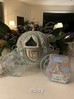 Original Box Disney Cinderella Carriage Scentsy Warmer + Bar