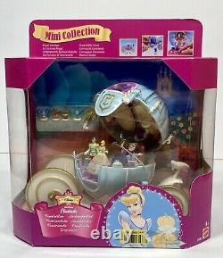 POLLY POCKET 1999 Bluebird CINDERELLA ROYAL CARRIAGE Hidden Treasures DISNEY NEW