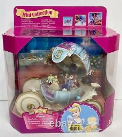 POLLY POCKET 1999 Bluebird CINDERELLA ROYAL CARRIAGE Hidden Treasures DISNEY NEW