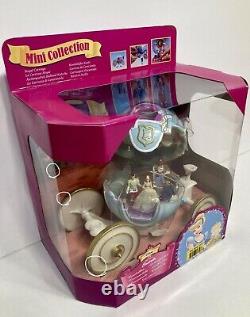 POLLY POCKET 1999 Bluebird CINDERELLA ROYAL CARRIAGE Hidden Treasures DISNEY NEW