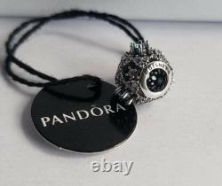 Pandora Disney Cinderella Blue Crystal Charm Sterling Silver CZ New