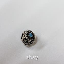 Pandora Disney Cinderella Blue Crystal Charm Sterling Silver CZ New