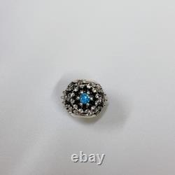 Pandora Disney Cinderella Blue Crystal Charm Sterling Silver CZ New