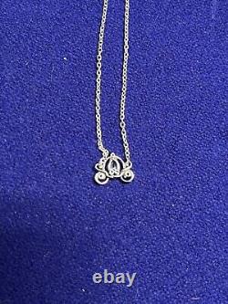 Pandora Disney Cinderella Carriage Necklace New 2024