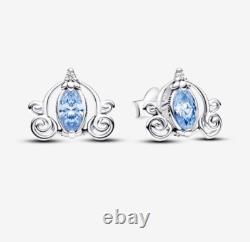 Pandora Disney Cinderella Carriage Stud Earrings New 2024