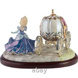 Precious Moments 2023 Cinderella & Coach Disney 100 Year Anniversary Figurine