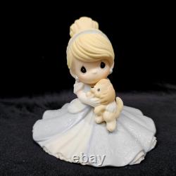 Precious Moments Disney Princess Cinderella A Friend Fit For A Princess Dog NEW