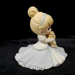 Precious Moments Disney Princess Cinderella A Friend Fit For A Princess Dog NEW