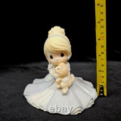 Precious Moments Disney Princess Cinderella A Friend Fit For A Princess Dog NEW