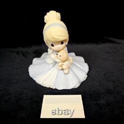 Precious Moments Disney Princess Cinderella A Friend Fit For A Princess Dog NEW