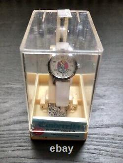 RARE 1980s Disney x Bradley Vintage Cinderella Winding Mechanical Watch Collab