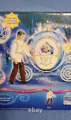 RARE 2004 Disney Princess Special Edition Cinderella Twinkle Lights Carriage