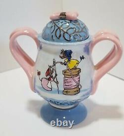 RARE Cinderella Tea Pot Creamer & Sugar Set Disneyland Fanciful Tea Sets
