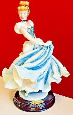 RARE Disney Giuseppe Armani'Cinderella' Figurine Florence Italy Brand New