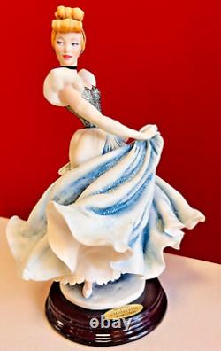 RARE Disney Giuseppe Armani'Cinderella' Figurine Florence Italy Brand New