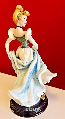 RARE Disney Giuseppe Armani'Cinderella' Figurine Florence Italy Brand New