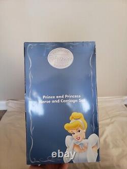 RARE Disney Store Cinderella Prince Charming Carriage Set Coach Doll 2000s NRFB