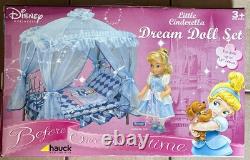 RARE Hauck Disney Princess Little Cinderella Dream Doll Set Playmates NEW