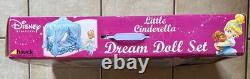 RARE Hauck Disney Princess Little Cinderella Dream Doll Set Playmates NEW